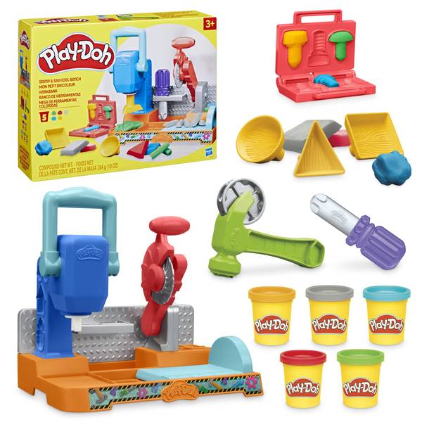 Play-Doh Stamp & Saw Tool Bench