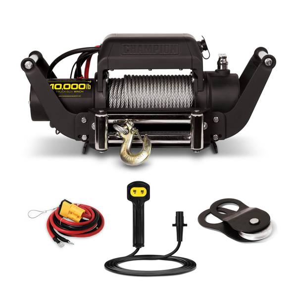 Photo of 10,000-lb. Truck/SUV Winch Kit with Speed Mount and Remote Control