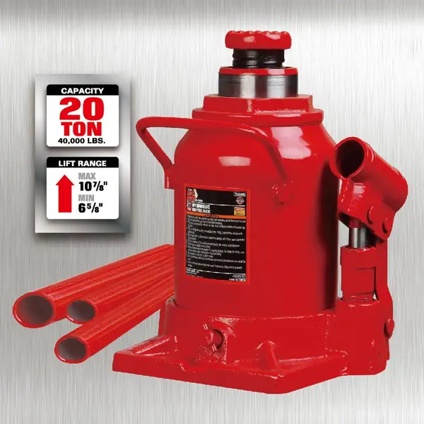 Torin BIG RED 20 Ton Low Profile Bottle Jack - T92007A | Blain's