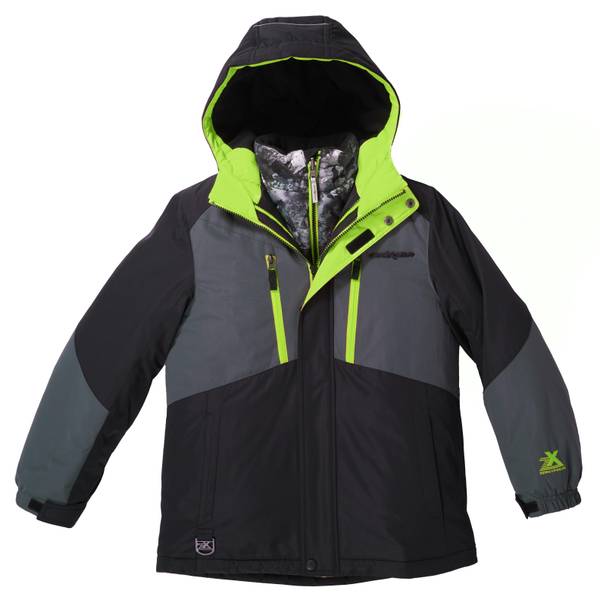 ZeroXposur Boy's Thruster System Jacket - D54504-BB-Iron-XL ZeroXposur Boy's Thruster System Jacket - D54504-BB-Iron-XL