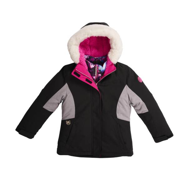 ZeroXposur Girl's Claire System Jacket - D34515-BG -Blk-XL ZeroXposur Girl's Claire System Jacket - D34515-BG -Blk-XL