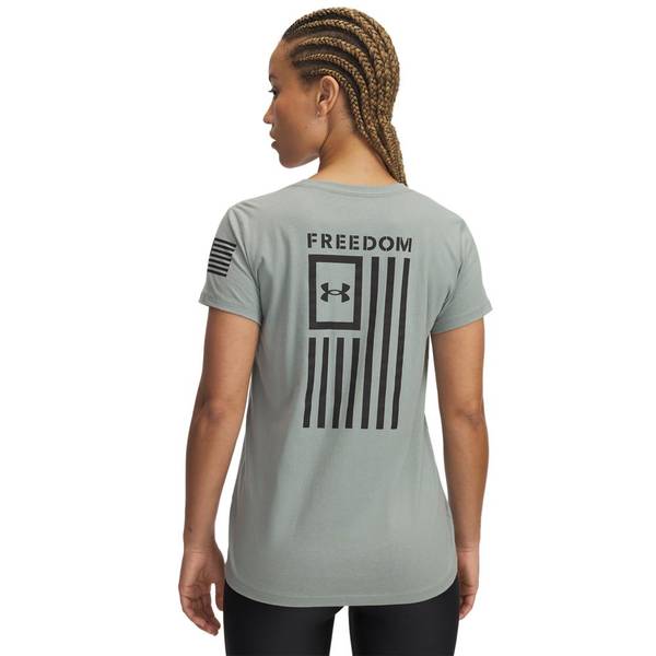 Under Armour Women's Short Sleeve New Freedom Flag Tee