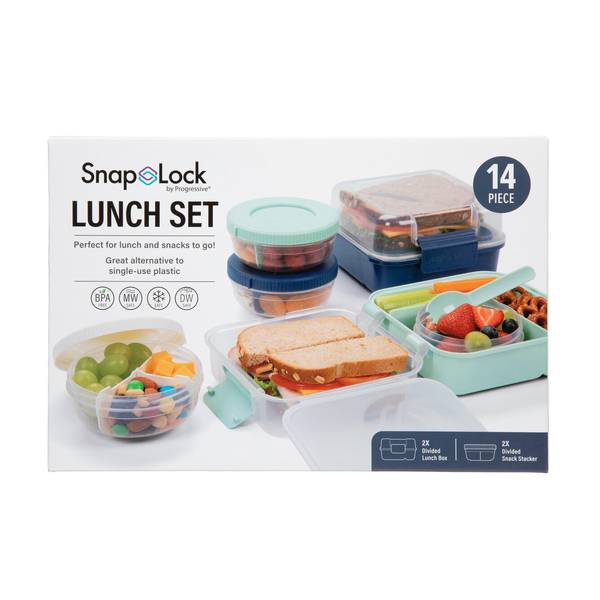 Photo of SnapLock 14-Piece Lunch Set