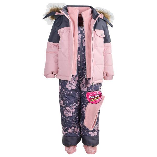 Floral fashion snowsuit