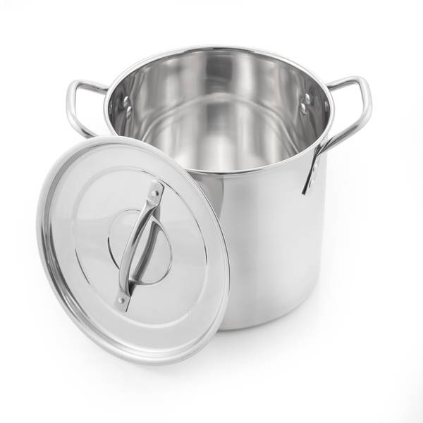 McSunley 8 Quart Basic Stainless Steel Stock Pot - 606 | Blain's Farm ...