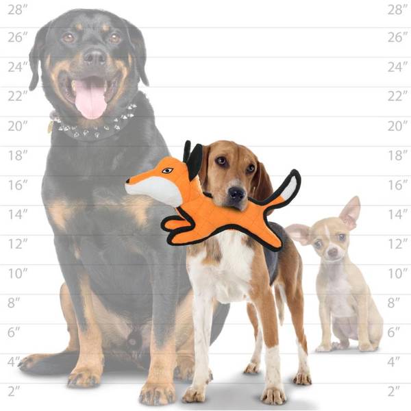 Tuffy Jr Zoo Large Fox Dog Toy - 78803052 | Blain's Farm & Fleet