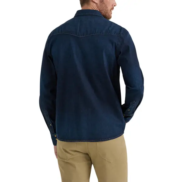 Lee Men's All Purpose Western Denim Shirt - 112357938-S