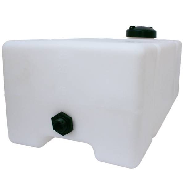 Norwesco 25 Gallon Rectangular Flat Bottom Utility Tank - 45879-DS