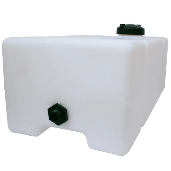 Norwesco 25 Gallon Rectangular Flat Bottom Utility Tank - 45879-DS
