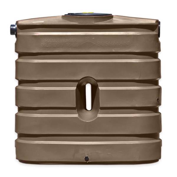 Photo of 130 Gallon Mocha Slimline Rainwater Harvesting Tank