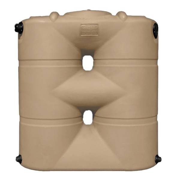 Photo of 265 Gallon Mocha Slimline Rainwater Harvesting Tank