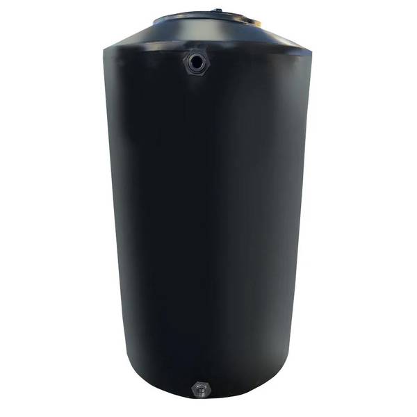 Photo of 300 Gallon Black 60" Vertical Water Tank