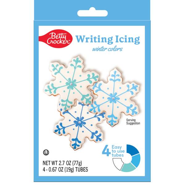 Photo of 4-Count 2.7 oz Writing Icing Winter Colors