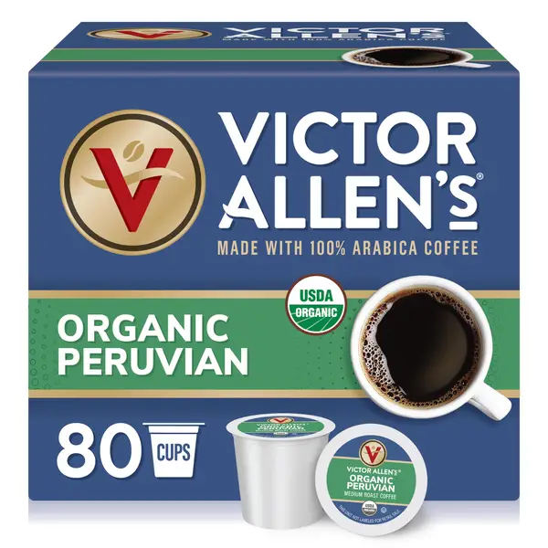 Victor Allen's Coffee 80-Count Medium Roast Organic Peruvian