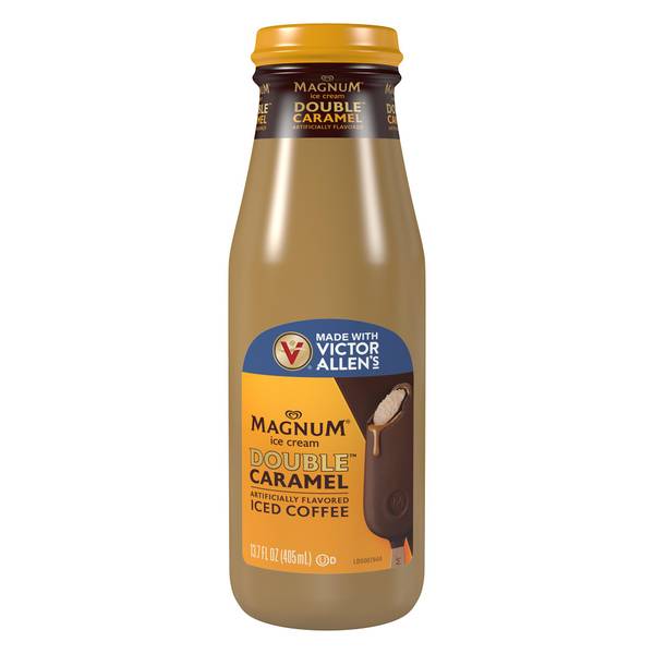 Photo of 13.7 oz Magnum Double Caramel Iced Coffee Latte