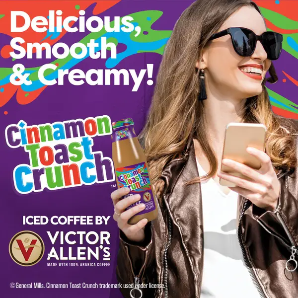 エーアンドジコンチョ Victor Allen's Coffee 13.7oz Cinnamon Toast Crunch Iced Coffee