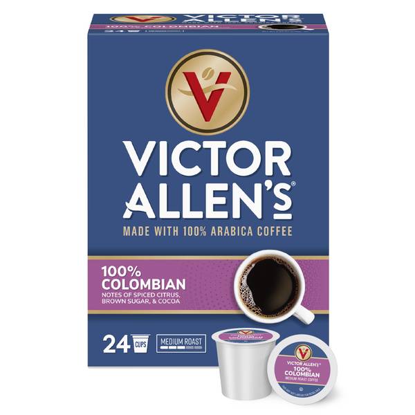 Photo of 24-Count 100% Colombian, Medium Roast, Single Serve Coffee Pods