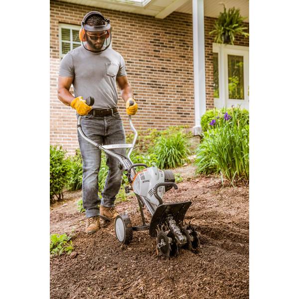 STIHL MM56 C-E Yard Boss Cultivator with Wheel Kit - 4604 200 0004