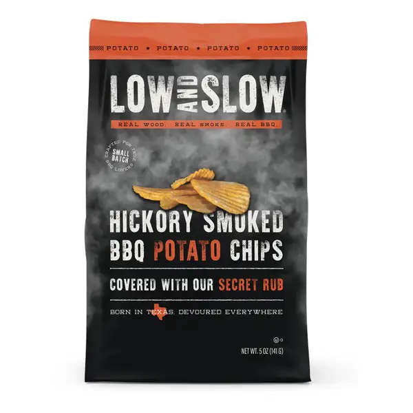 Low and Slow Hickory Smoked Potato Chips, 5 oz Metalized
