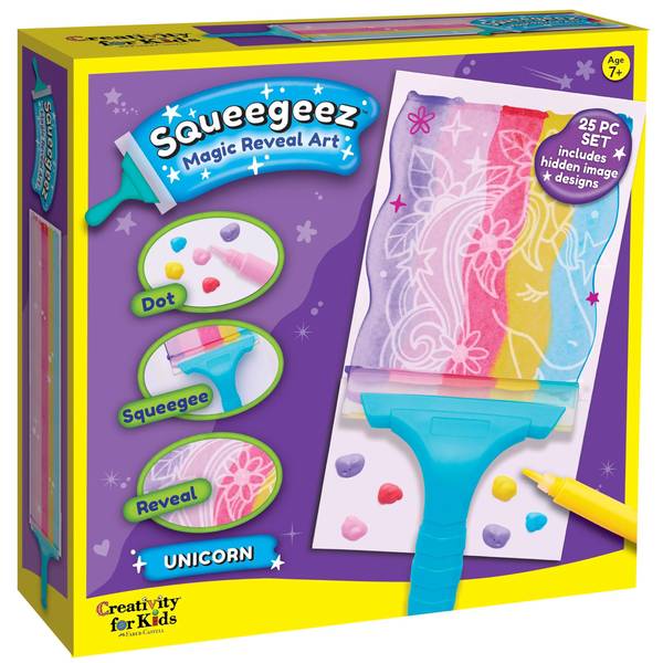Creativity For Kids Squeegeez Magic Reveal Art Unicorn 6409000