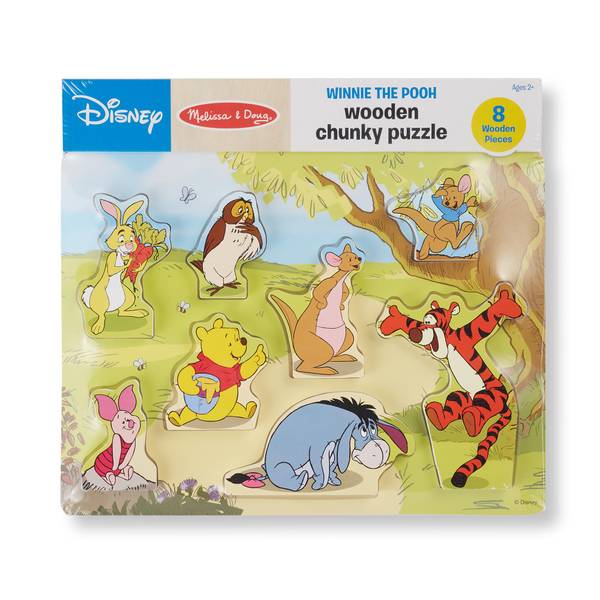 Melissa & Doug Winnie the Pooh Chunky Puzzle - 7183 | Blain's Farm & Fleet