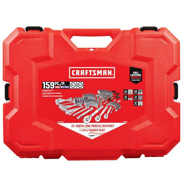 Craftsman 159-Piece Mechanics Tool Set - CMMT12125 | Blain's Farm