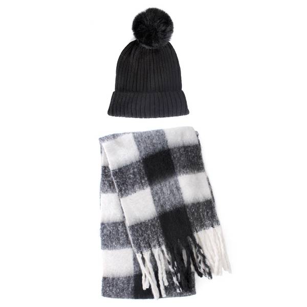 Photo of Women's Beanie and Scarf 2-Piece Gift Set