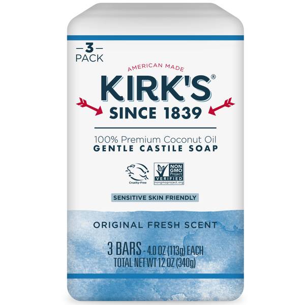 Photo of 3-Pack Original Fresh Scent Castile Soap Bars