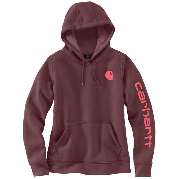 パーカー 「W」「it」「UT20」「Carhartt」SLEEVE LOGO HOODED SWEAT SWEATSHIRTS レディース メンズ Carhartt Women's Relaxed Fit Midweight Logo Sleeve Graphic