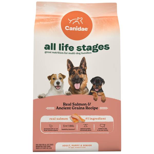 Photo of All Life Stages Real Salmon/Ancient Grains Recipe Dry Dog Food, 5 lb Real Salmon First Ingredient