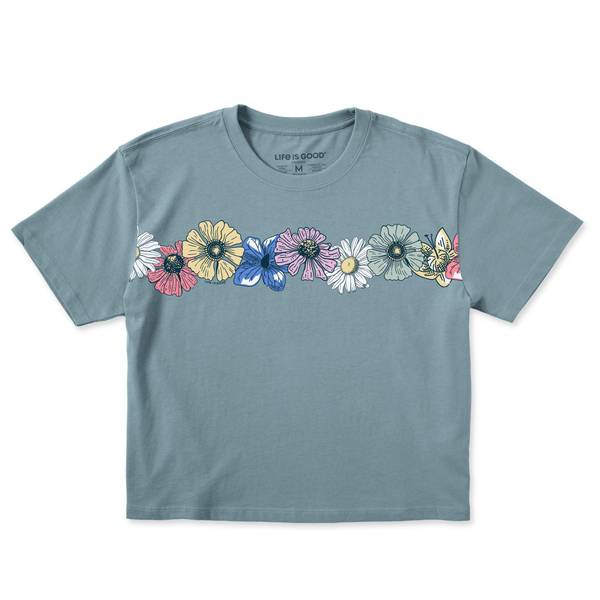 Life Is Good Women's Hello Sunshine Sun Short Sleeve Crusher Life Is Good Women's Hello Sunshine Sun Short Sleeve Crusher