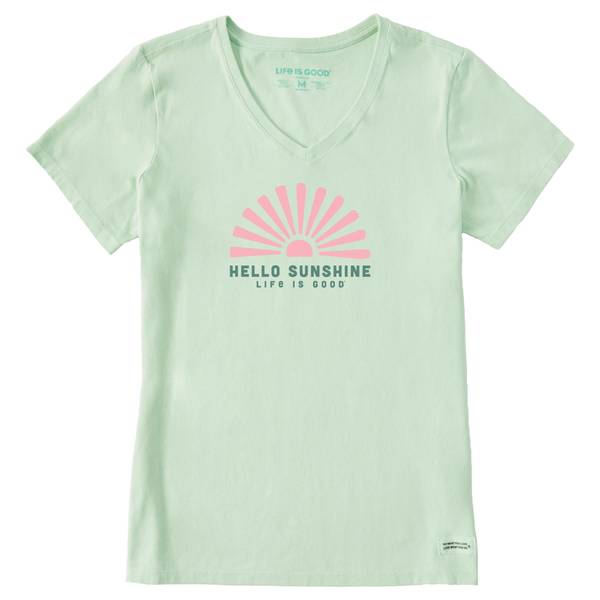 Photo of Women's Hello Sunshine Sun Short Sleeve Crusher Vee