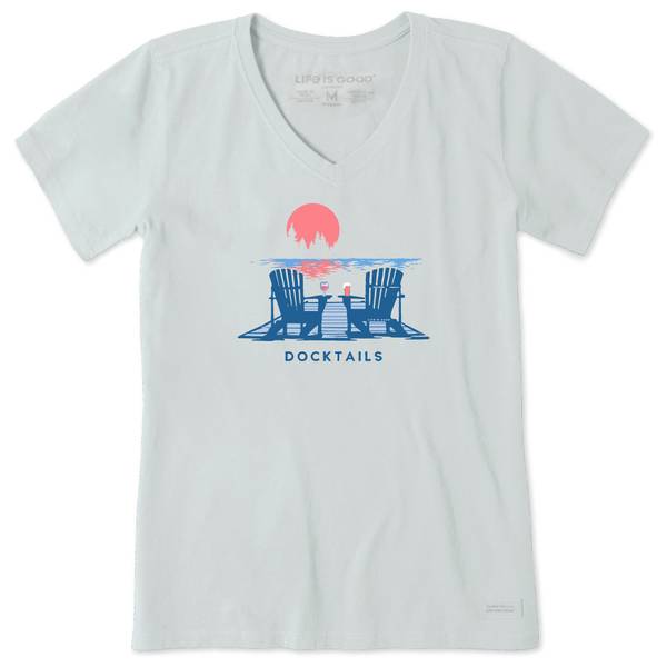 Photo of Women's Docktails Adirondacks Short Sleeve Crusher-Lite Vee