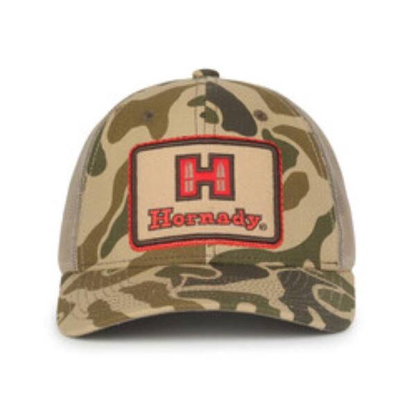 Photo of Men's Old School Camo Hornady Patch Cap
