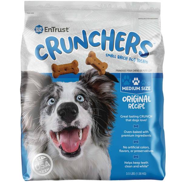 Photo of Blue Seal Crunchers Small Batch Dog Treats 3.5 lb, Dental Care