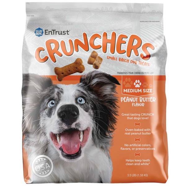 Photo of Blue Seal Crunchers Small Batch Dog Treats 3.5 lb, Dental Care