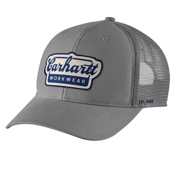 Carhartt Men's Rugged Flex Twill Mesh-Back Script Patch Cap