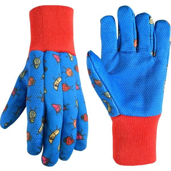 Photo of Kids Jersey Slip-On Grip Gardening Gloves