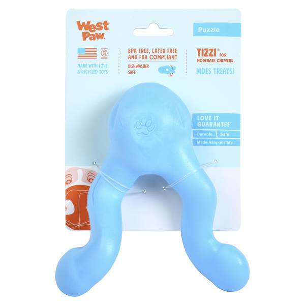 Photo of Large Tizzi 7" Puzzle Dog Toy, Blue