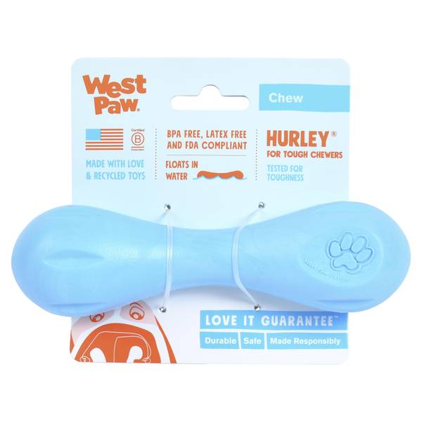 Photo of West Paw Small Hurley 6" Dog Toy, Blue