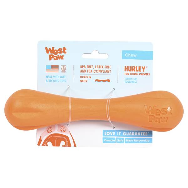 Photo of Large Hurley 8.25" Dog Toy, Orange