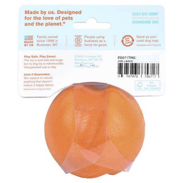 West Paw Large Jive 3.25