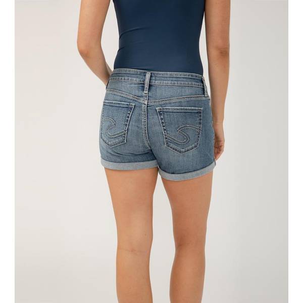 Silver Jean Shorts Silver Jeans Suki Curvy Mid Rise
