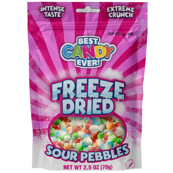 Photo of 2.5 oz Sour Pebbles Freeze Dried Candy