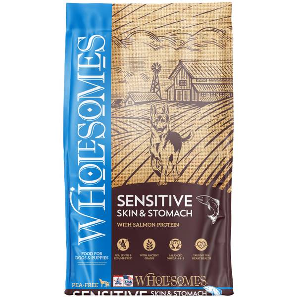 Wholesomes 30 lb Sensitive Skin Stomach with Salmon Protein Dry Dog Food 2100114 Blain s Farm Fleet