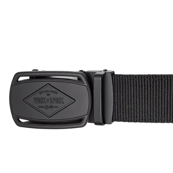 Work N' Sport Men's Nylon Webbing Ratchet Belt - 11013-001-M