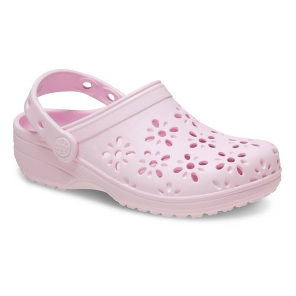 Photo of Girl's Classic Floral Cut-Out Clogs