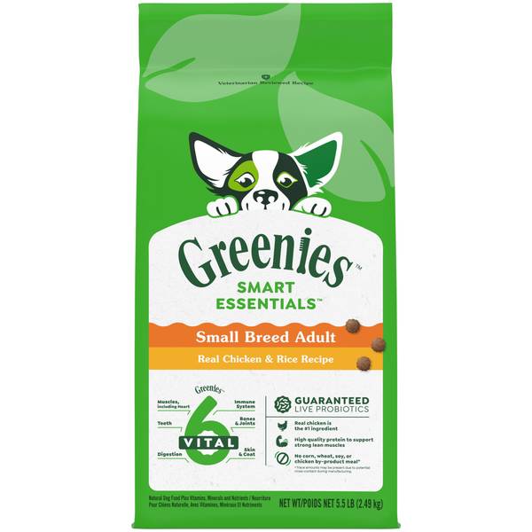 Greenies 5.5 lb Small Breed Chicken/Rice Dog Food - GRN11743 | Blain's