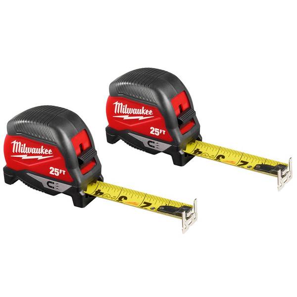 Photo of 2-Pack 25' Magnetic Tape Measure