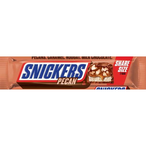 Snickers 2.82 oz Pecan Share Size Candy Bar - 457712-1 | Blain's Farm ...